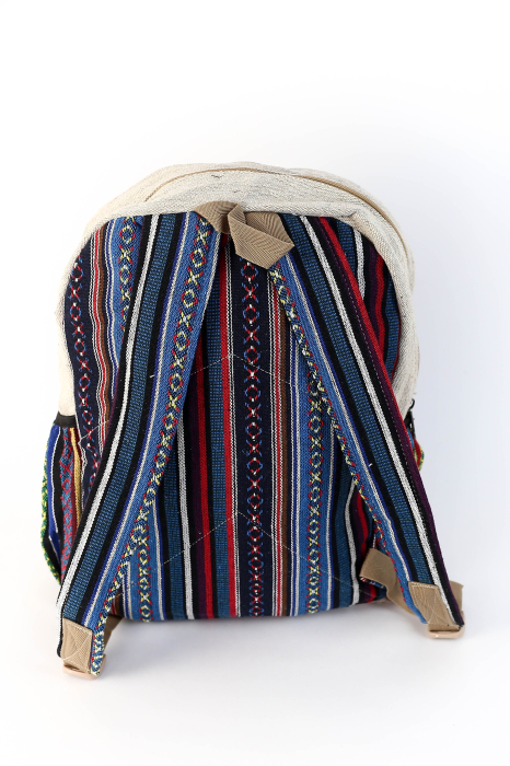 Rucsac Mare din Canepa si Bumbac cu Print - Tree of Life [3]