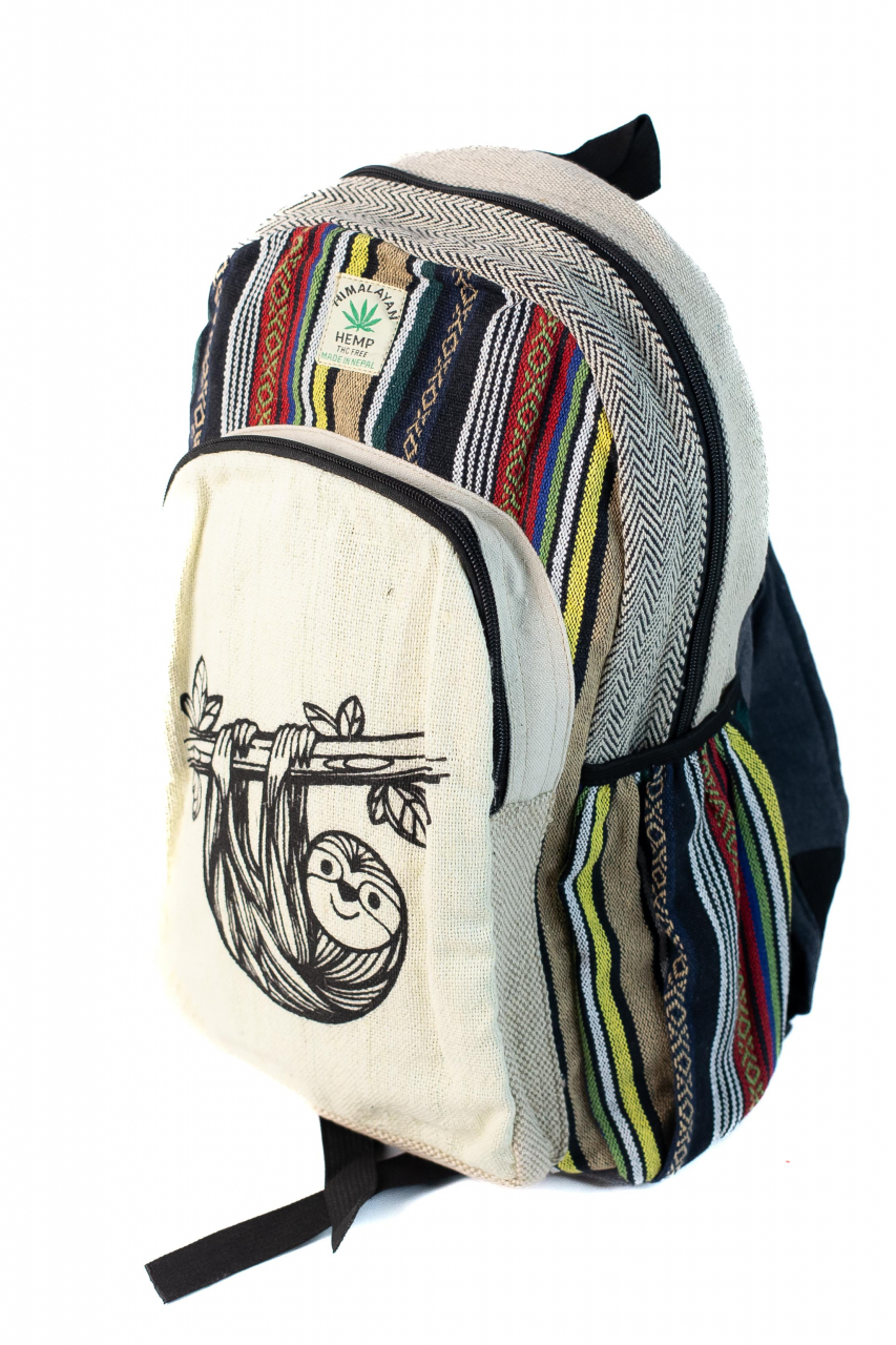 Rucsac Mare din canepa si bumbac - Sloth [2]