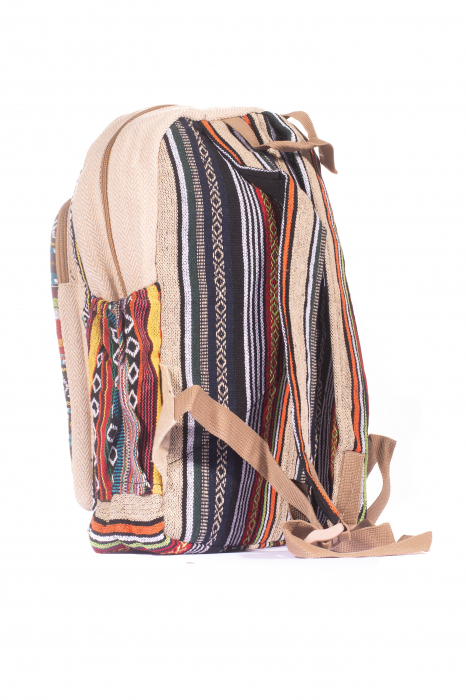 Rucsac Mare Unicat din canepa si bumbac - Model 254 [4]