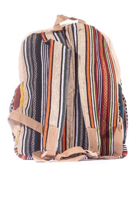 Rucsac Mare Unicat din canepa si bumbac - Model 254 [5]