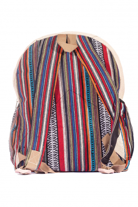 Rucsac Mare Unicat din canepa si bumbac - Model 263 [3]