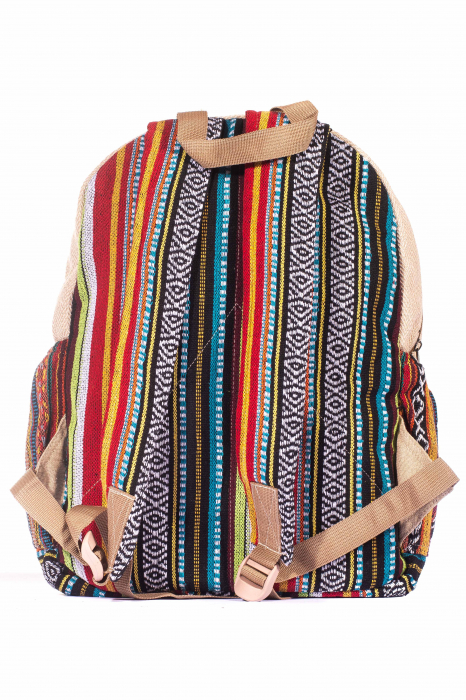 Rucsac Mare Unicat din canepa si bumbac - Model 267 [4]