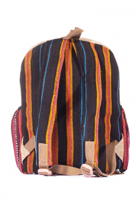 Rucsac Mare Unicat din canepa si bumbac - Model 268 [4]