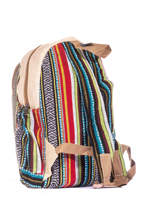 Rucsac Mare Unicat din canepa si bumbac - Model 270 [3]