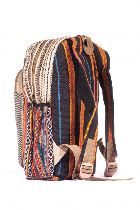 Rucsac Mare Unicat din canepa si bumbac - Model 271 [3]