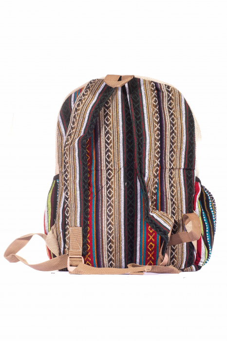 Rucsac Mare Unicat din canepa si bumbac - Model 272 [4]