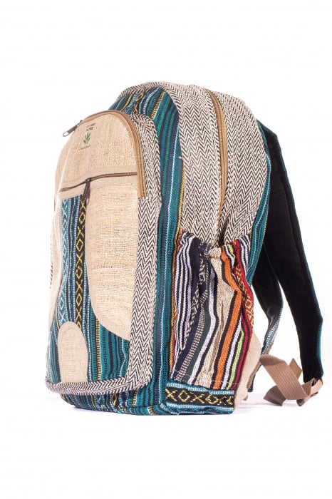 Rucsac Mare Unicat din canepa si bumbac - Model 276 [2]