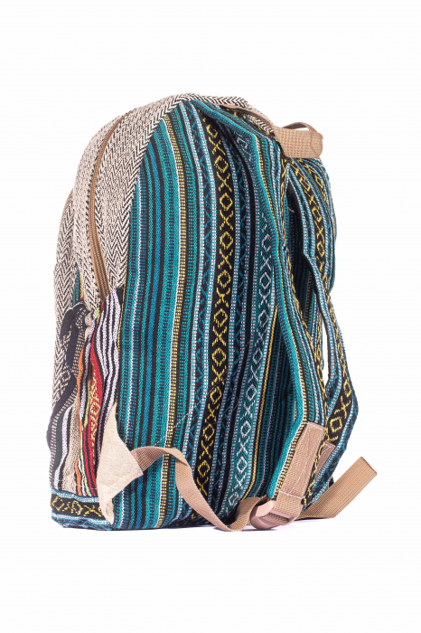 Rucsac Mare Unicat din canepa si bumbac - Model 276 [3]