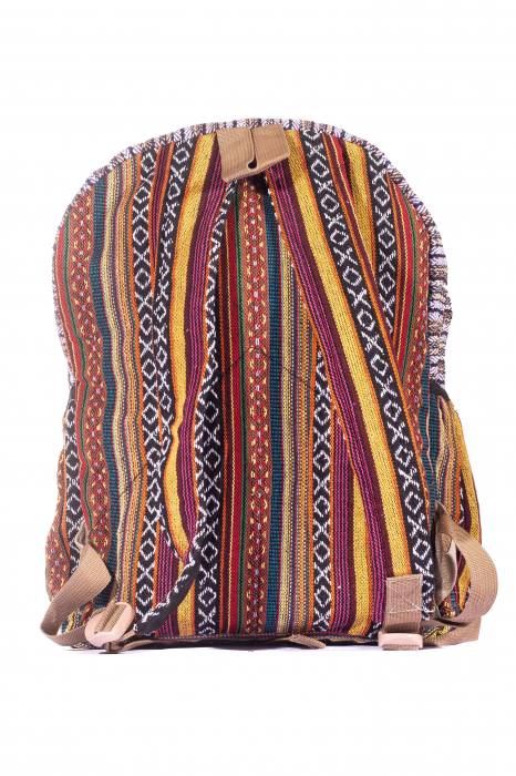 Rucsac Mare Unicat din canepa si bumbac - Model 290 [4]