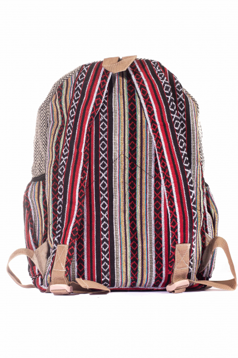 Rucsac Mare Unicat din canepa si bumbac - Model 292 [4]