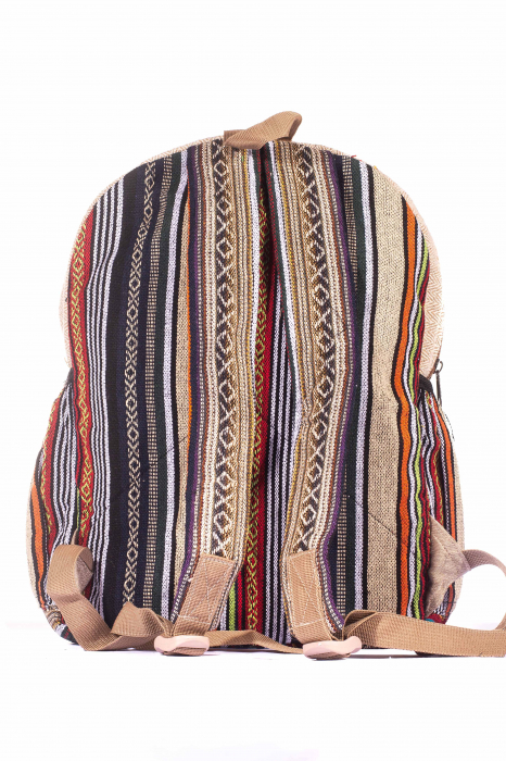 Rucsac Mare Unicat din canepa si bumbac - Model 293 [4]