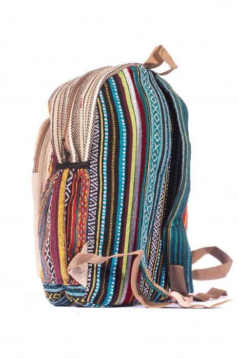 Rucsac Mare Unicat din canepa si bumbac - Model 295 [3]