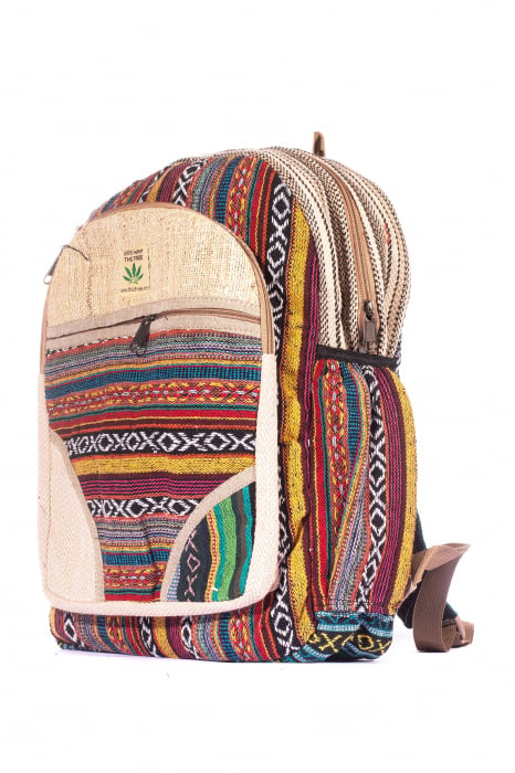 Rucsac Mare Unicat din canepa si bumbac - Model 295 [2]
