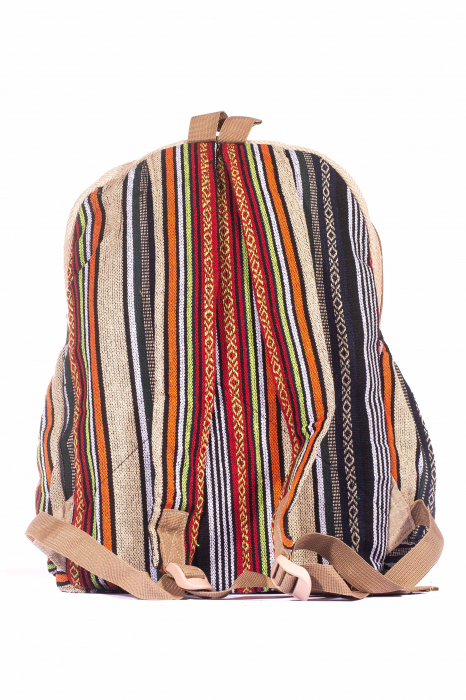 Rucsac Mare Unicat din canepa si bumbac - Model 299 [4]