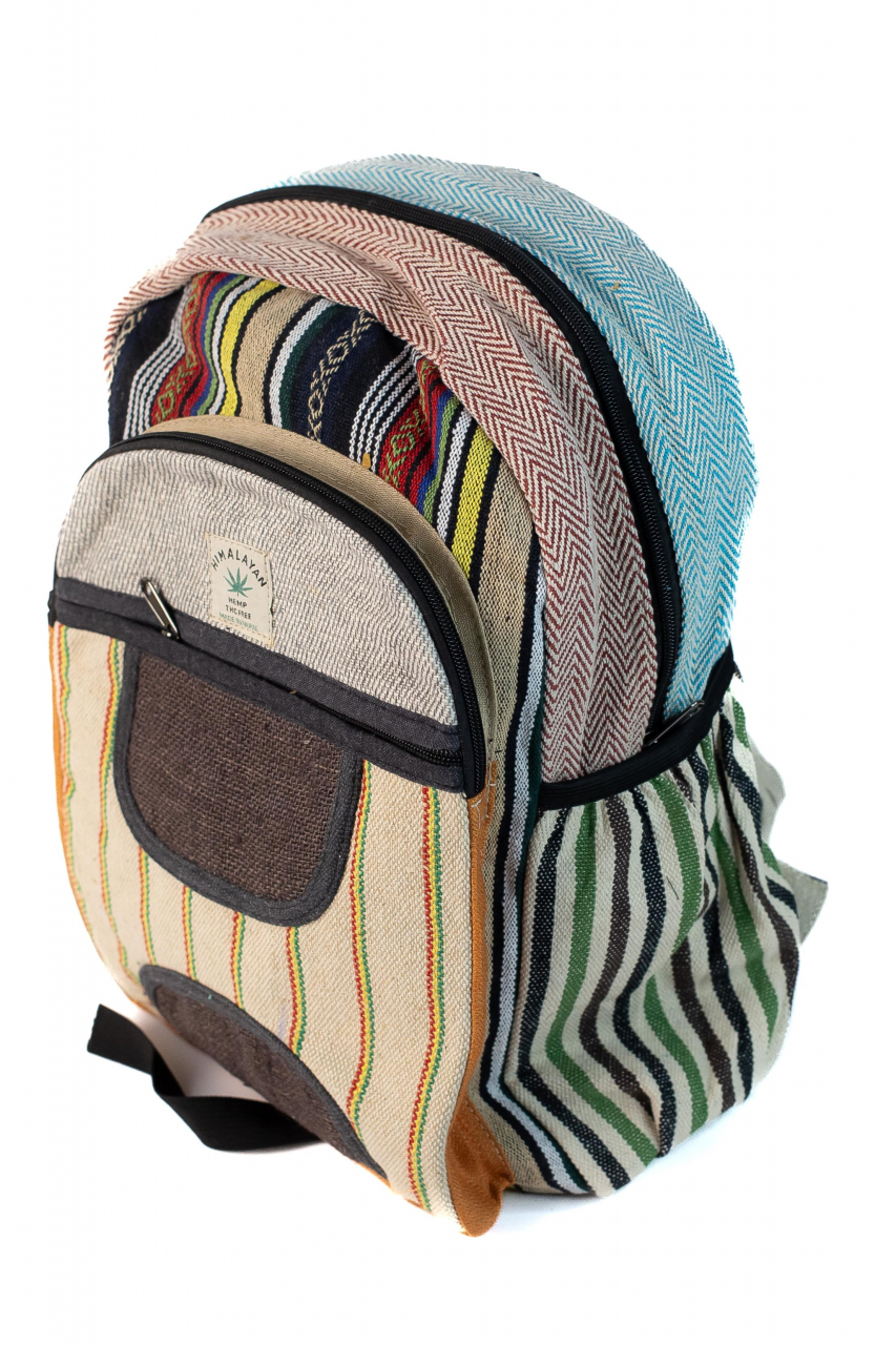 Rucsac Mare Unicat din canepa si bumbac - Model 319 [2]