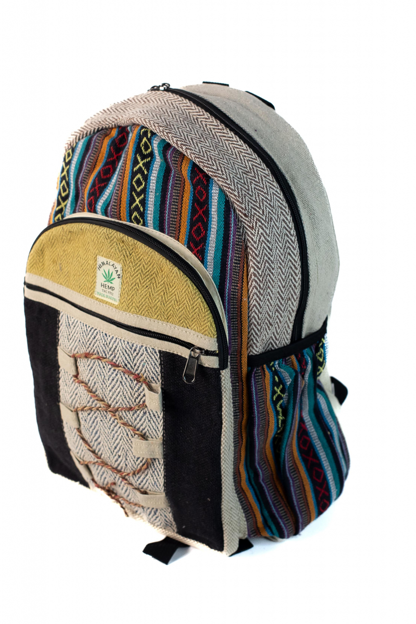 Rucsac Mare Unicat din canepa si bumbac - Model 320 [2]