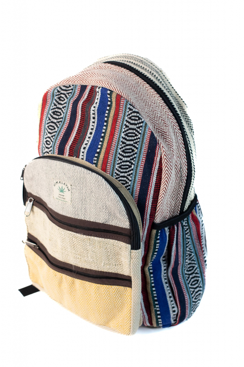 Rucsac Mare Unicat din canepa si bumbac - Model 320 [2]