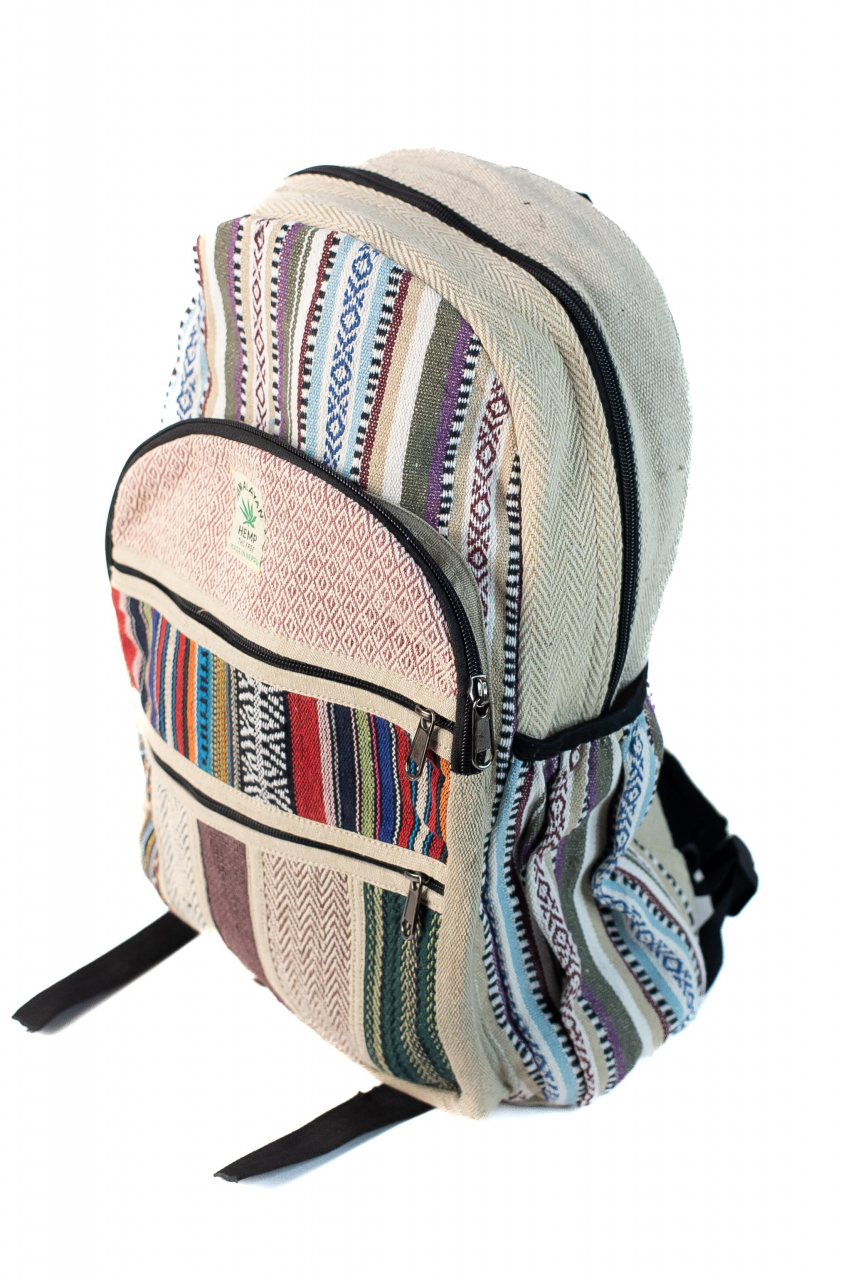 Rucsac Mare Unicat din canepa si bumbac - Model 320 [2]