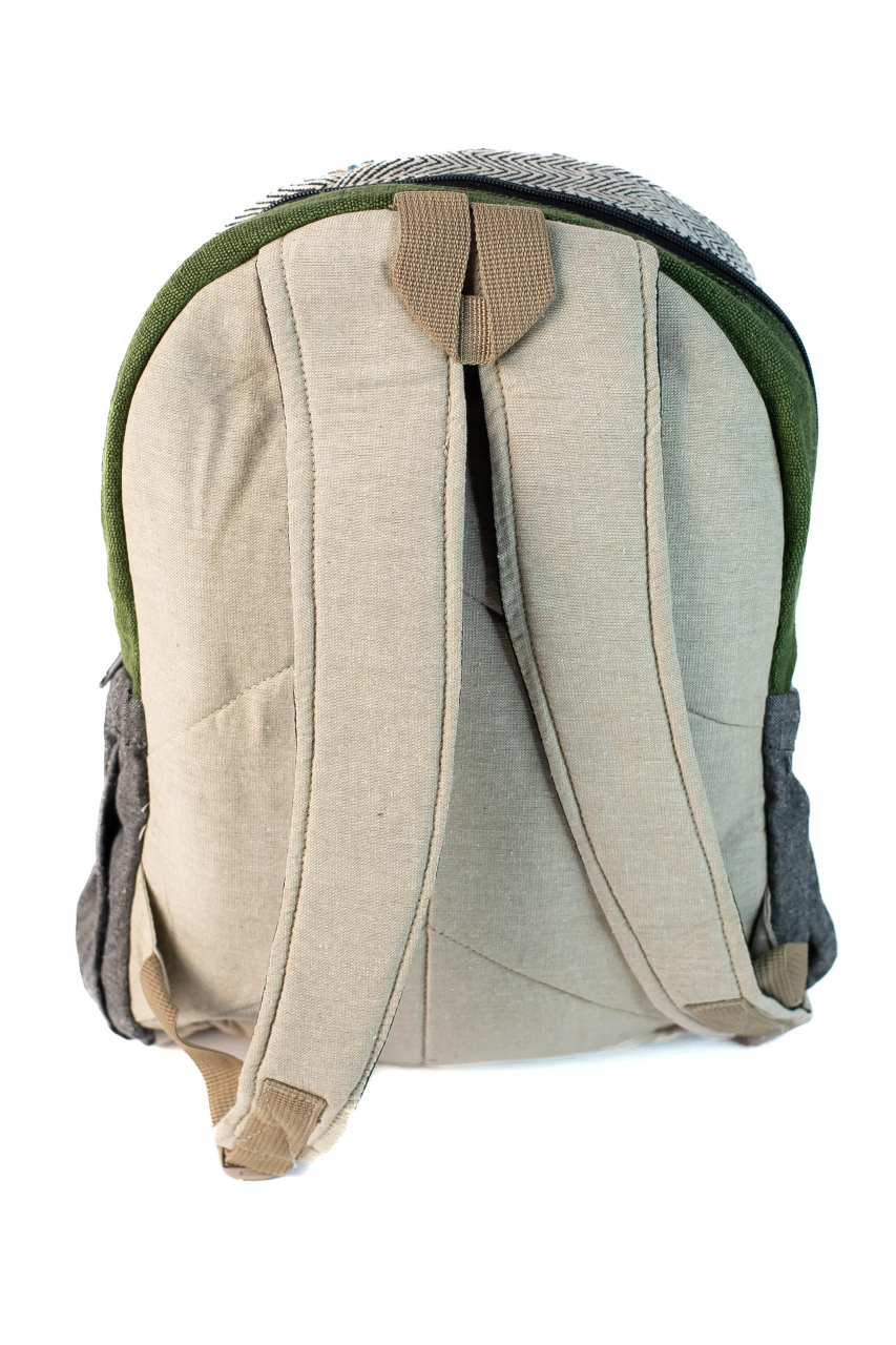 Rucsac Mare Unicat din canepa si bumbac - Model 320 [3]