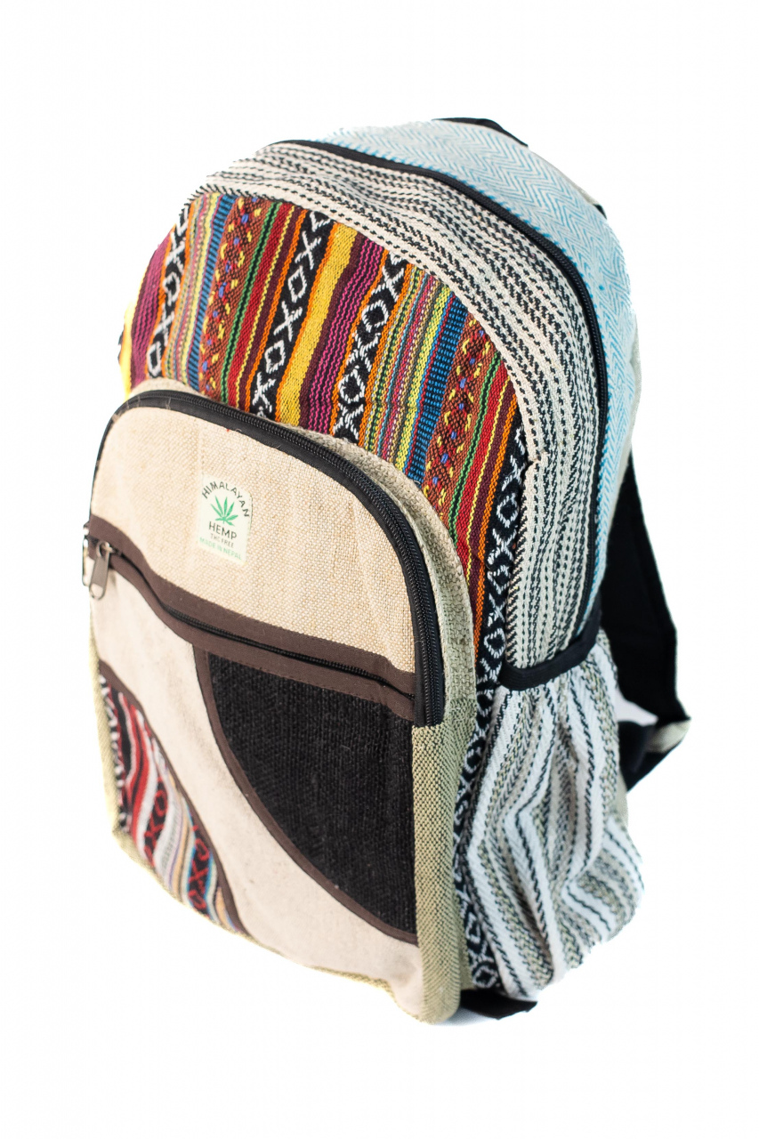Rucsac Mare Unicat din canepa si bumbac - Model 320 [2]