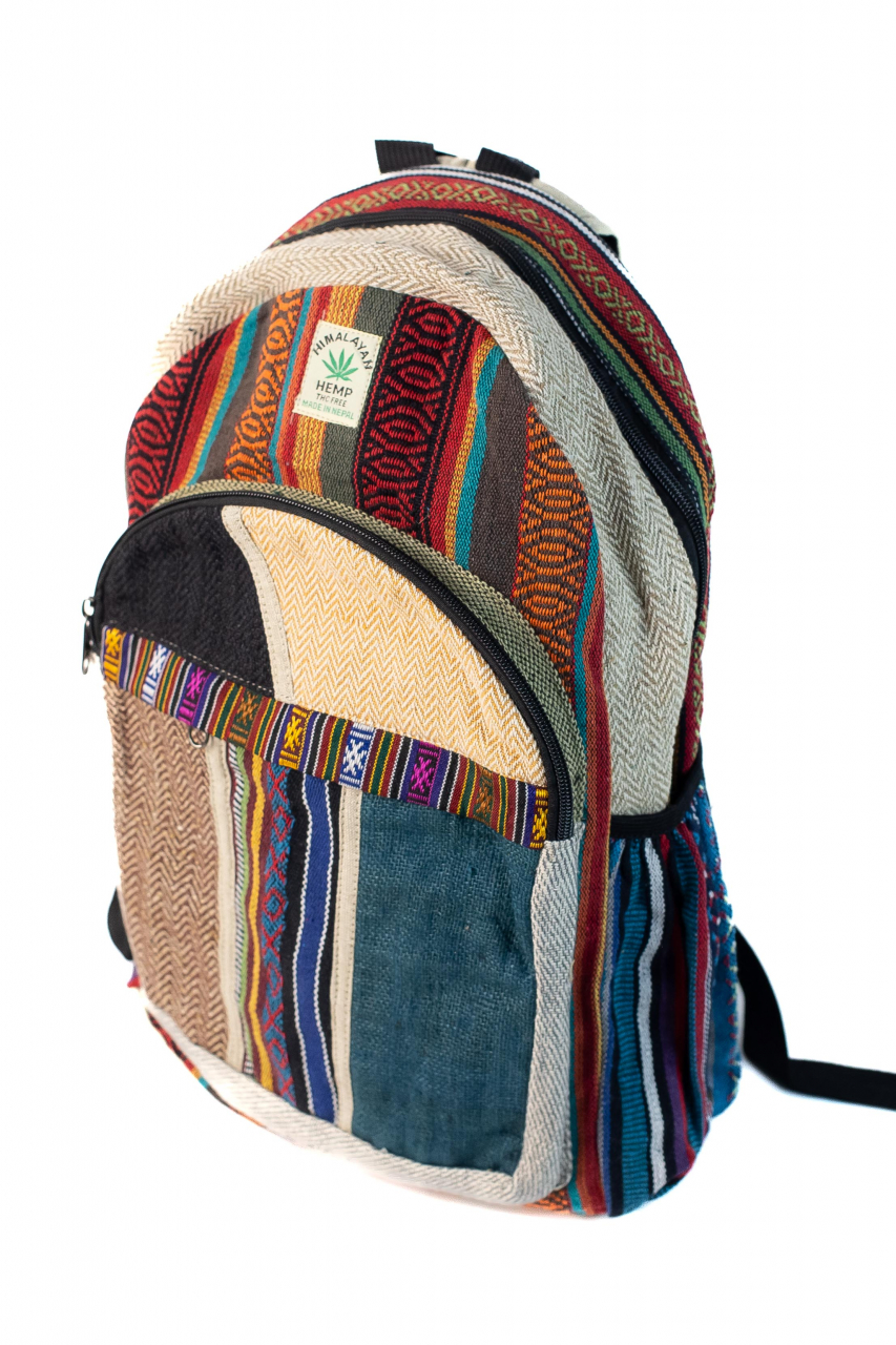 Rucsac Mare Unicat din canepa si bumbac - Model 320 [2]