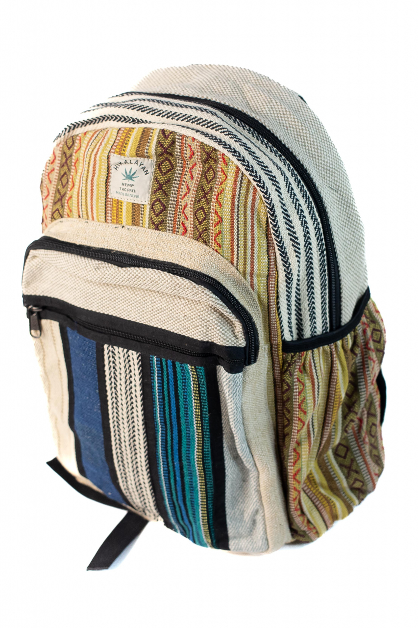 Rucsac Mare Unicat din canepa si bumbac - Model 320 [2]