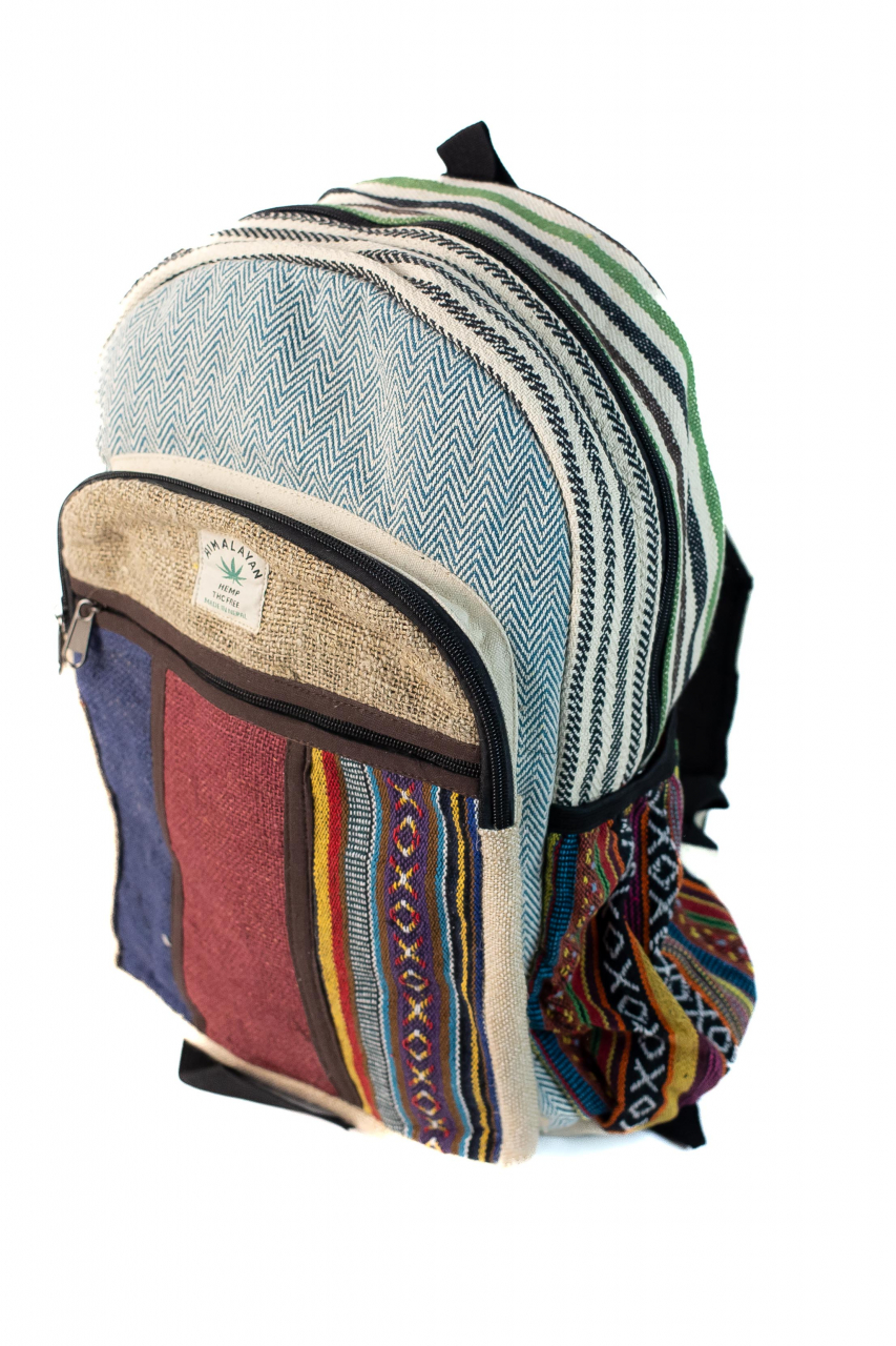 Rucsac Mare Unicat din canepa si bumbac - Model 320 [2]