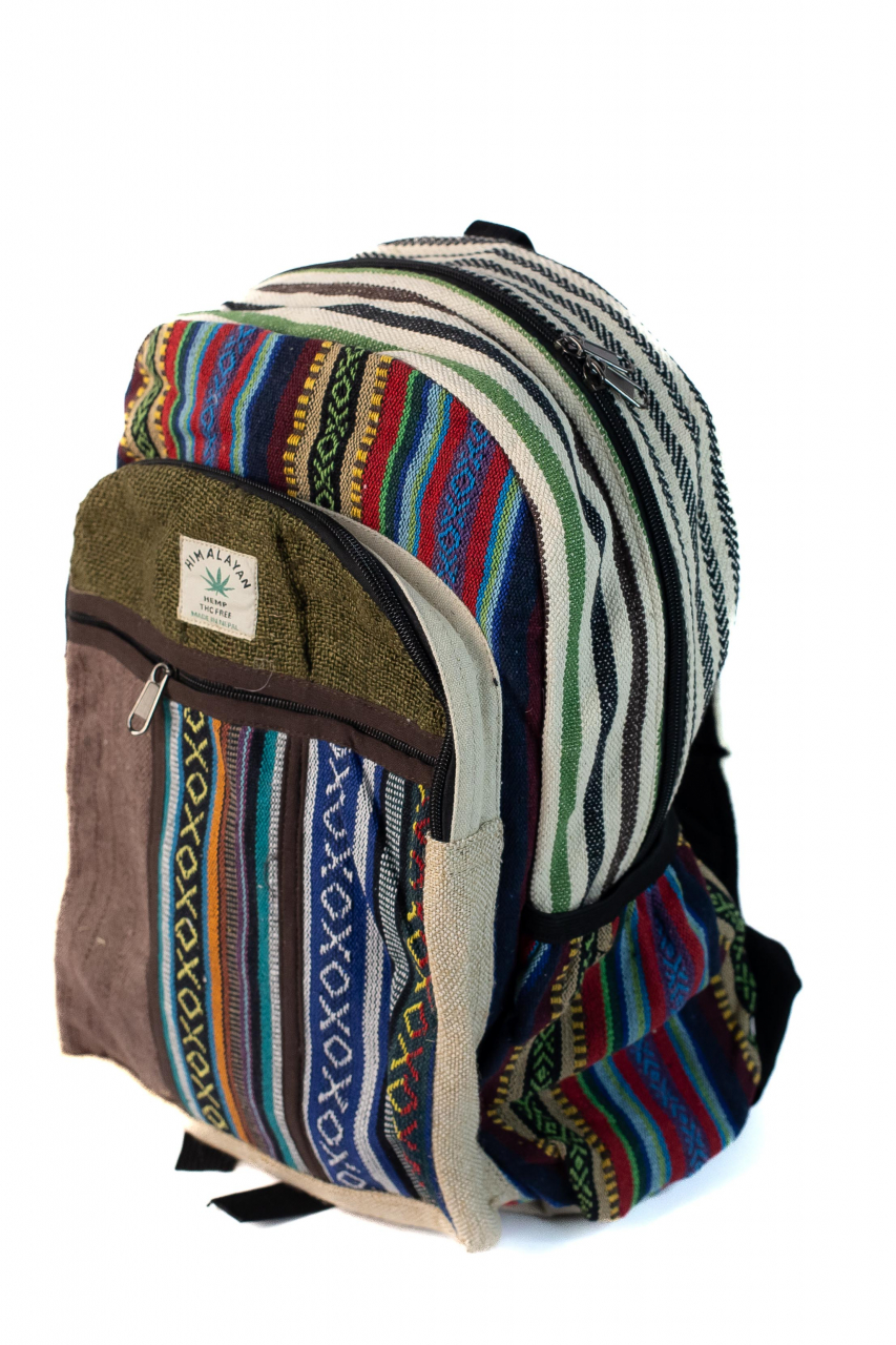 Rucsac Mare Unicat din canepa si bumbac - Model 320 [2]