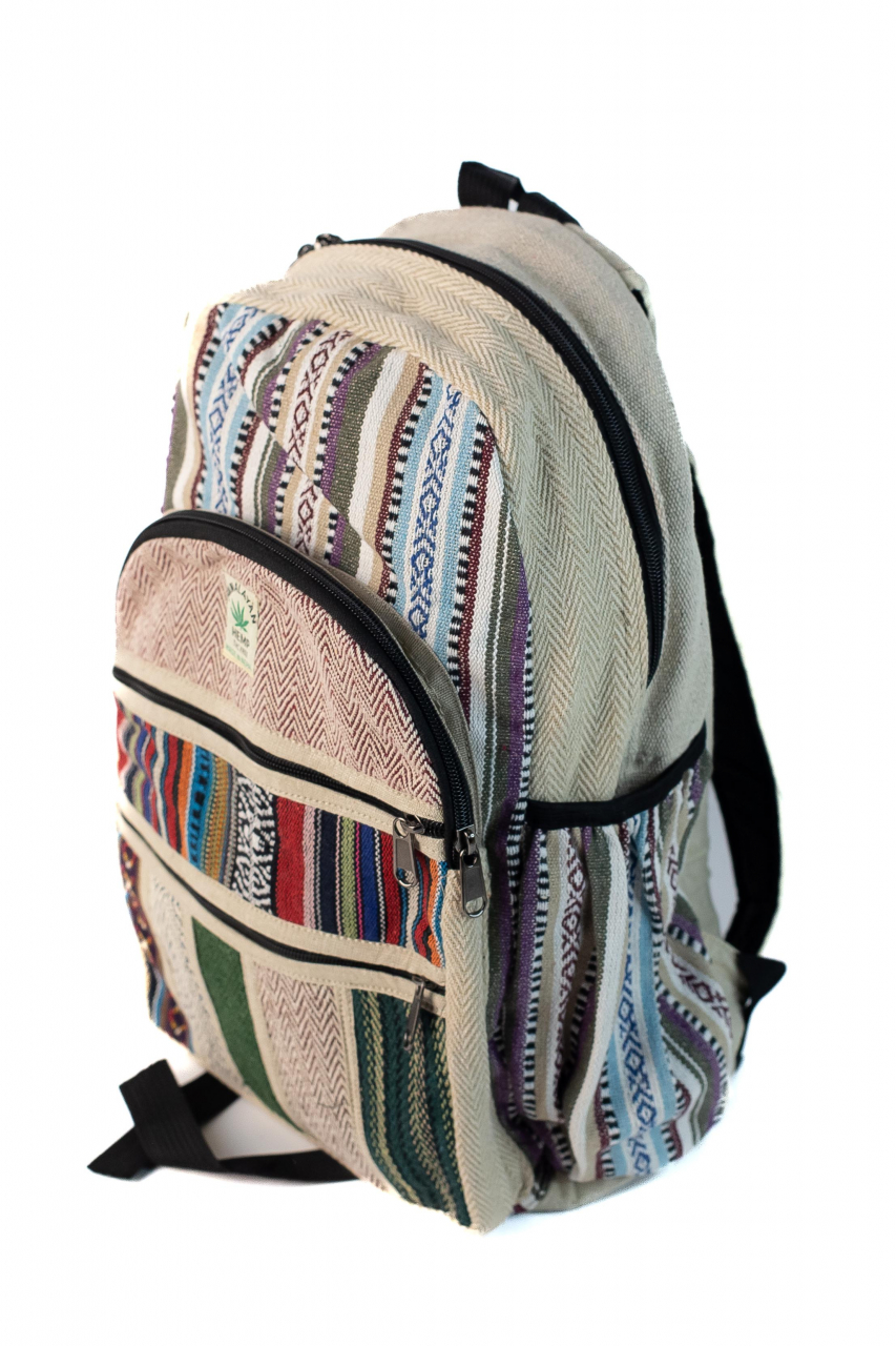 Rucsac Mare Unicat din canepa si bumbac - Model 320 [2]