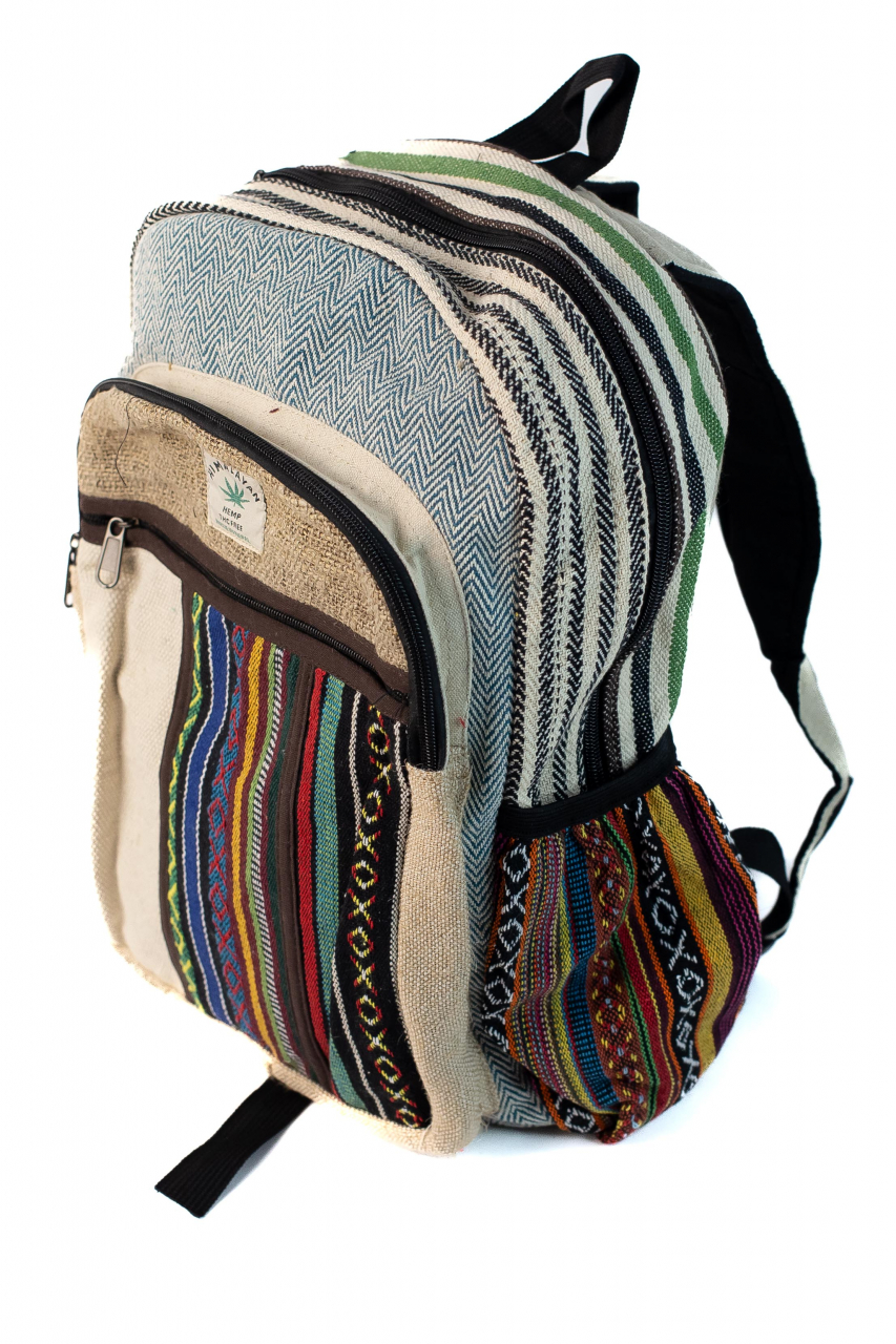 Rucsac Mare Unicat din canepa si bumbac - Model 320 [2]