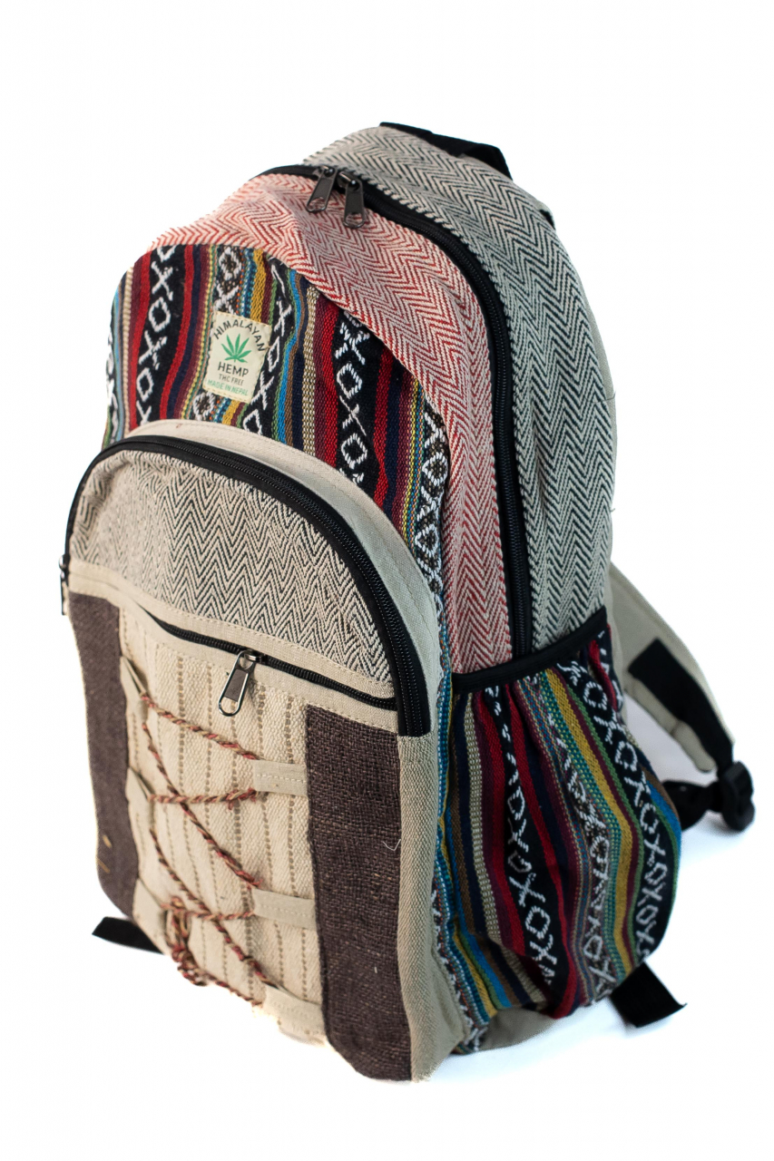 Rucsac Mare Unicat din canepa si bumbac - Model 320 [2]