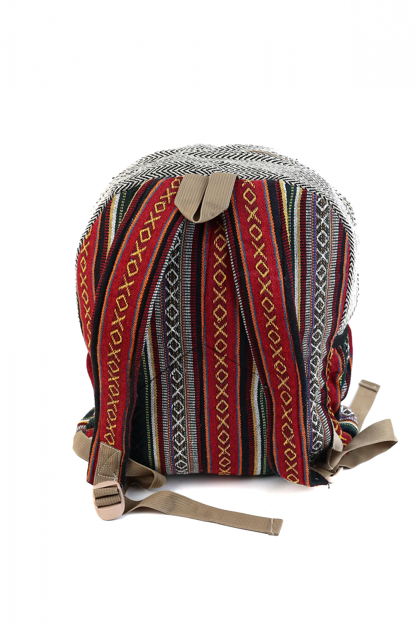 Rucsac Mare Unicat din canepa si bumbac - Model 389 [3]