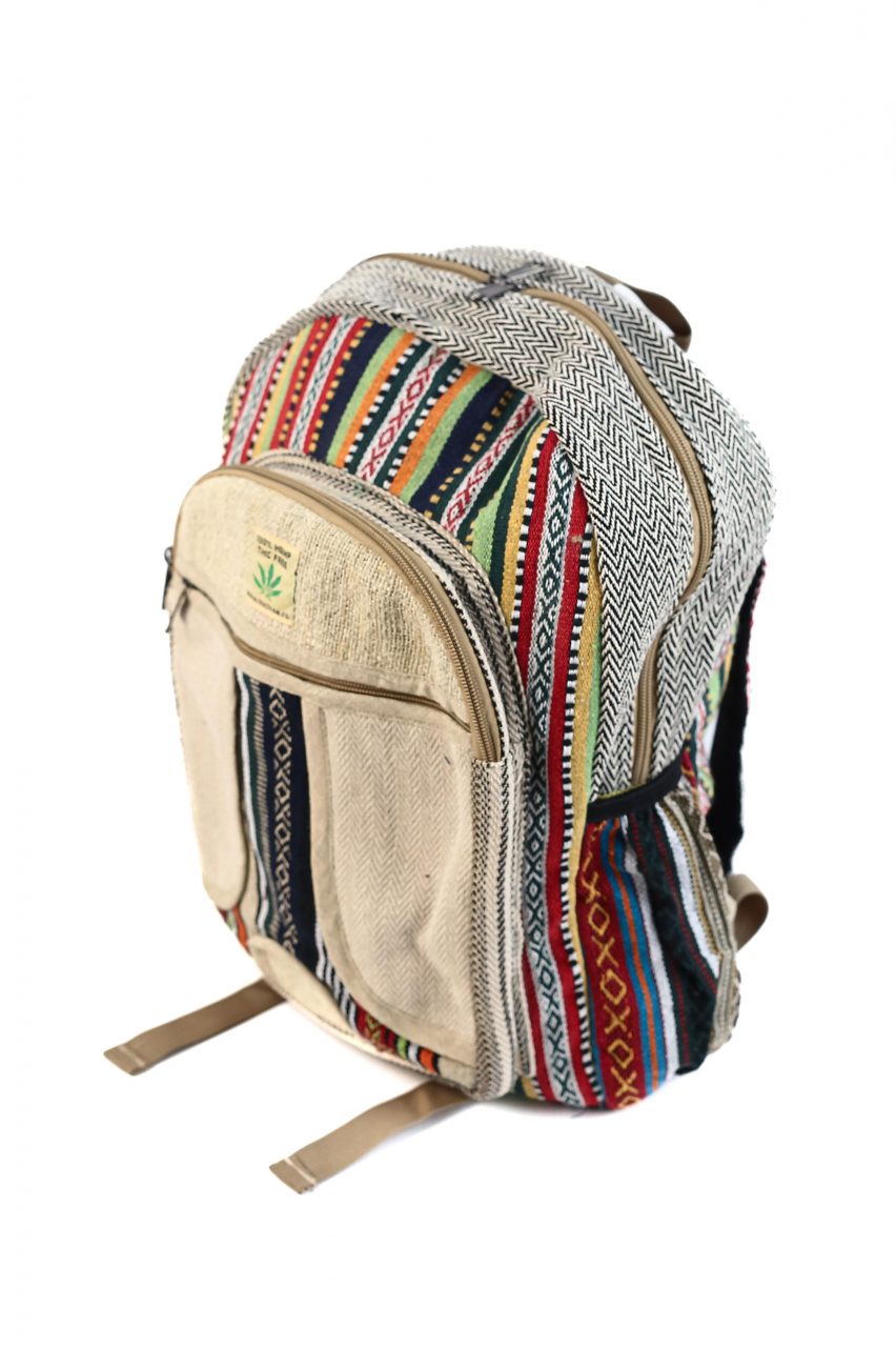 Rucsac Mare Unicat din canepa si bumbac - Model 403 [2]