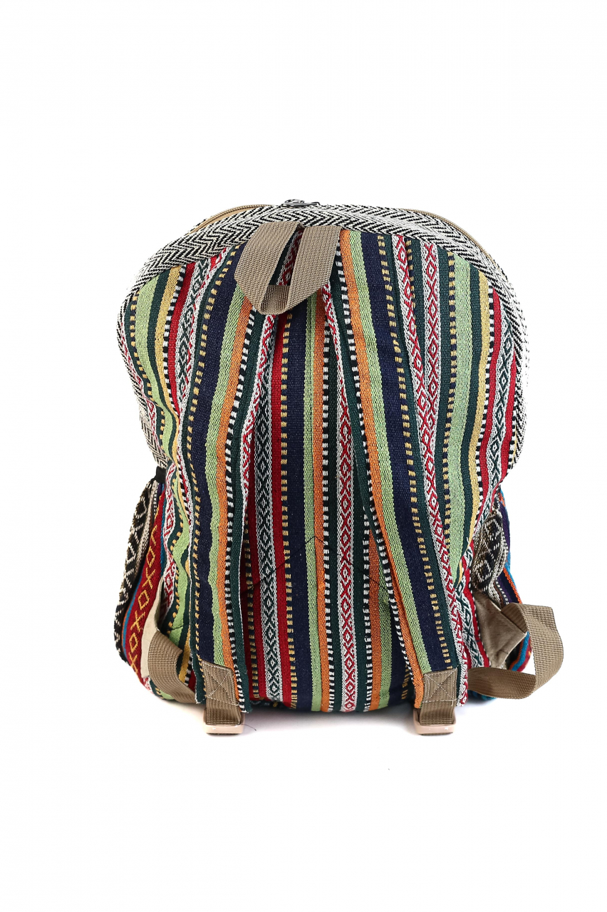 Rucsac Mare Unicat din canepa si bumbac - Model 403 [3]