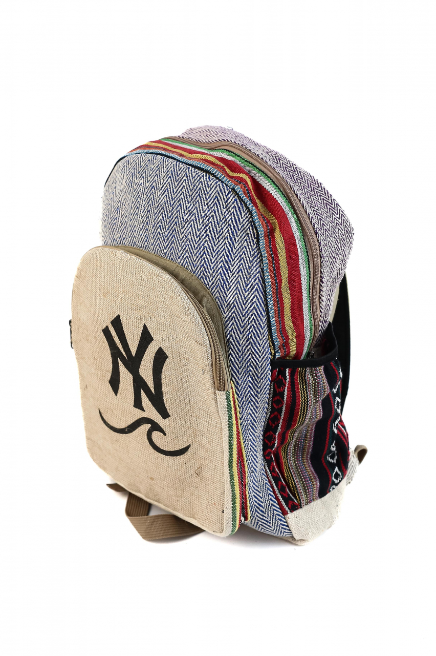Rucsac Mare Unicat din canepa si bumbac - Model 408 [2]
