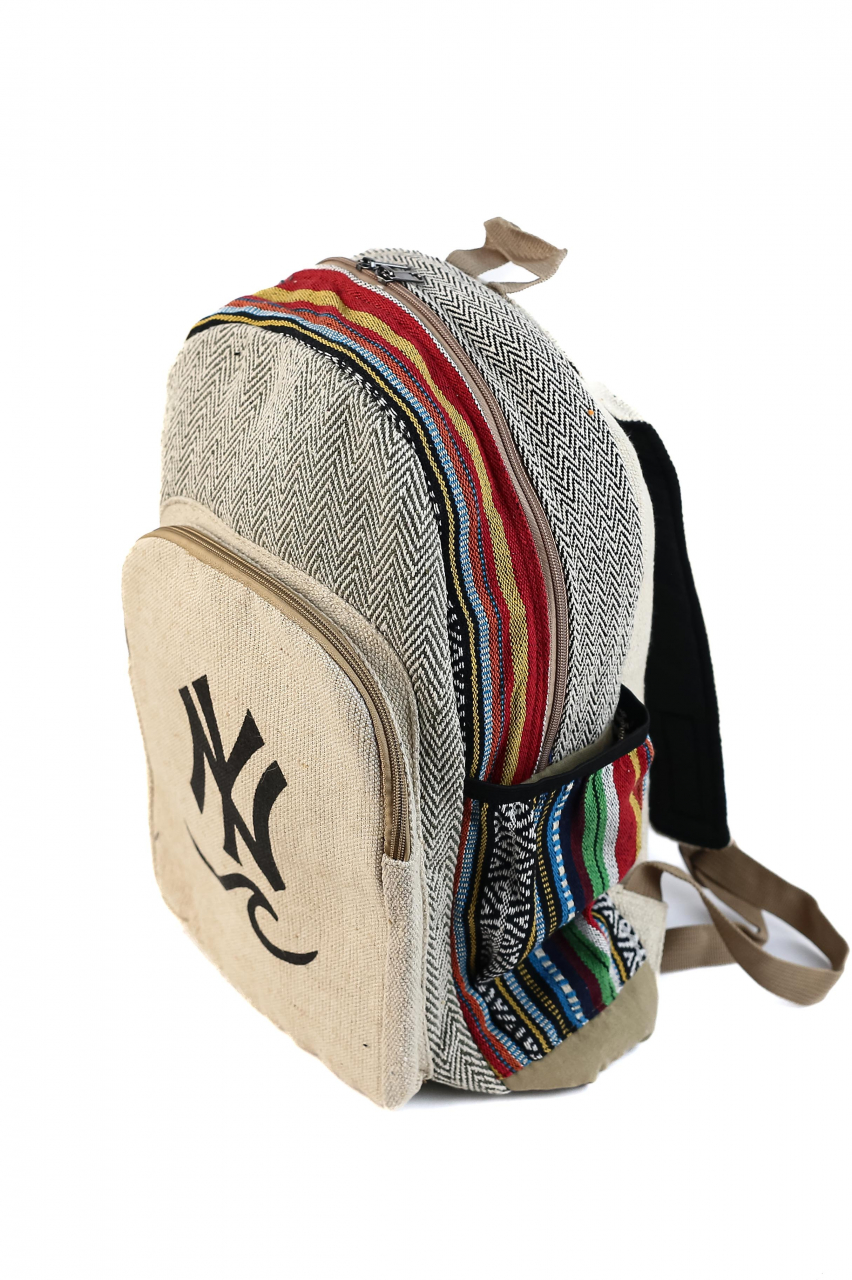 Rucsac Mare Unicat din canepa si bumbac - Model 409 [2]