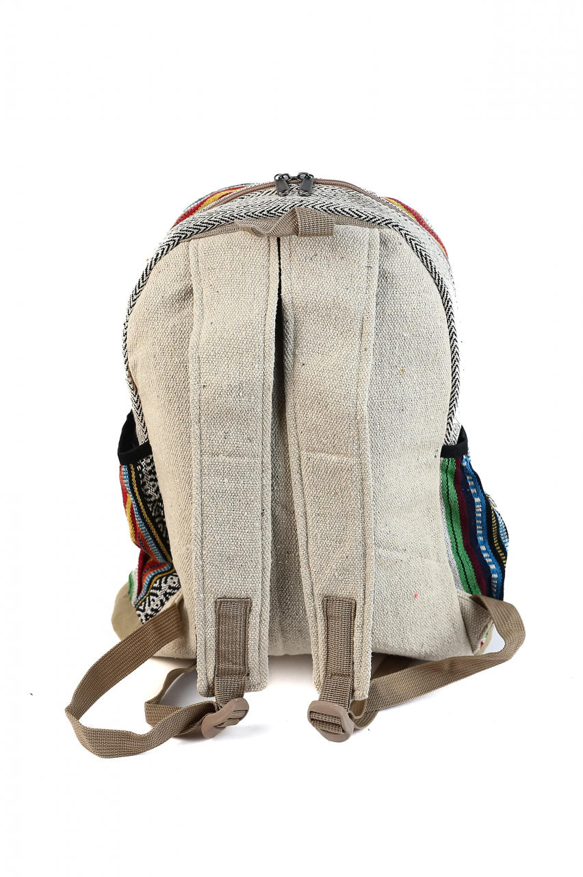Rucsac Mare Unicat din canepa si bumbac - Model 409 [3]