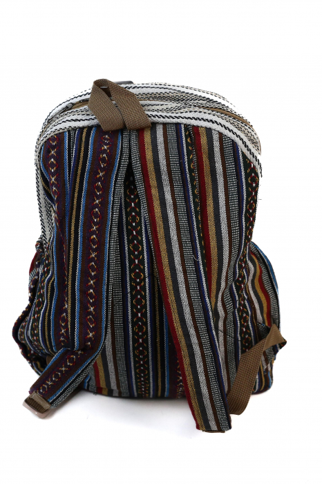 Rucsac Mare Unicat din canepa si bumbac - Model 413 [3]