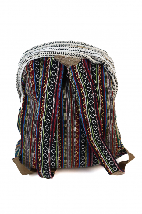 Rucsac Mare Unicat din canepa si bumbac - Model 415 [3]