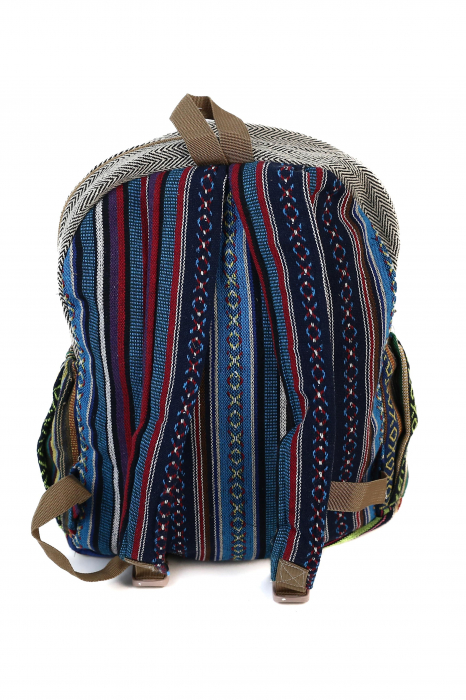 Rucsac Mare Unicat din canepa si bumbac - Model 416 [3]