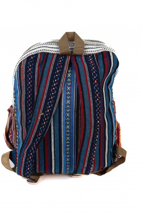 Rucsac Mare Unicat din canepa si bumbac - Model 418 [3]