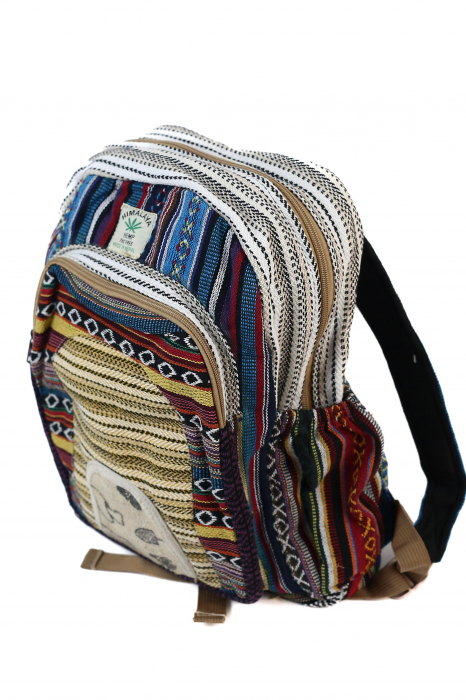 Rucsac Mare Unicat din canepa si bumbac - Model 423 [2]