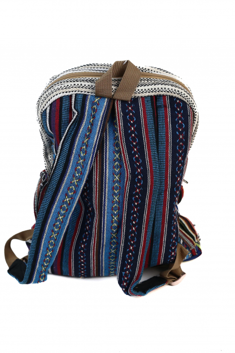 Rucsac Mare Unicat din canepa si bumbac - Model 423 [3]