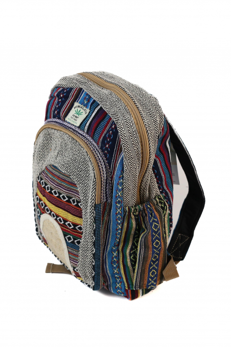 Rucsac Mare Unicat din canepa si bumbac - Model 429 [2]