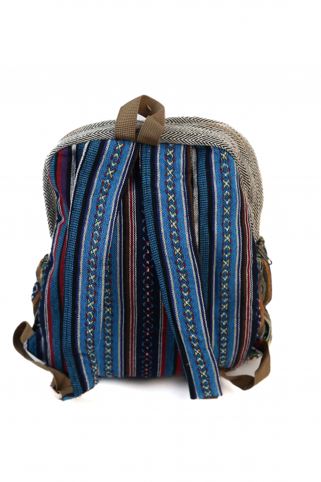 Rucsac Mare Unicat din canepa si bumbac - Model 429 [3]