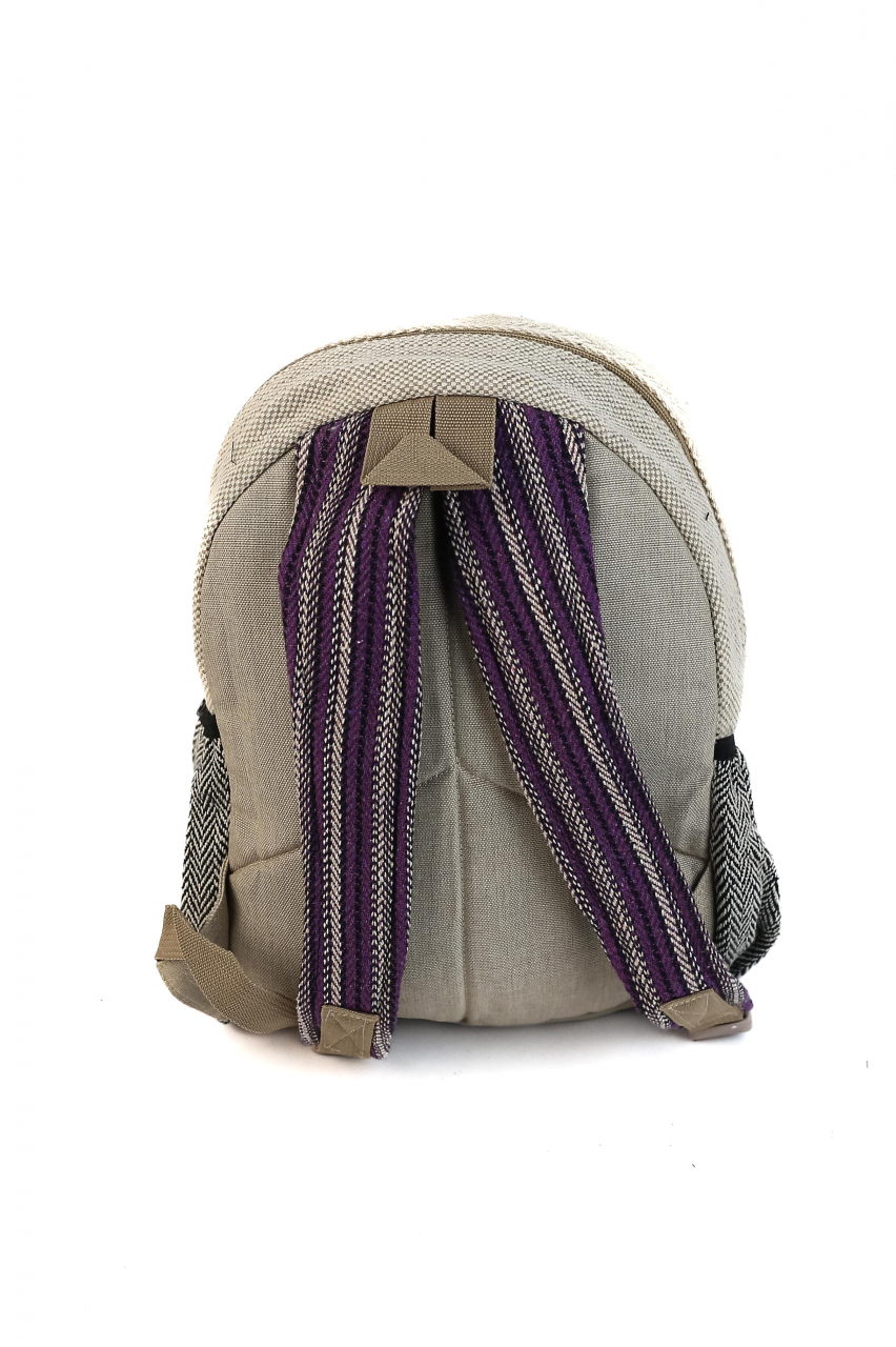 Rucsac mic din canepa si bumbac - unicat - Model 137 [3]