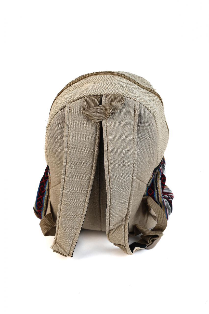 Rucsac mic din canepa si bumbac - unicat - Model 143 [3]