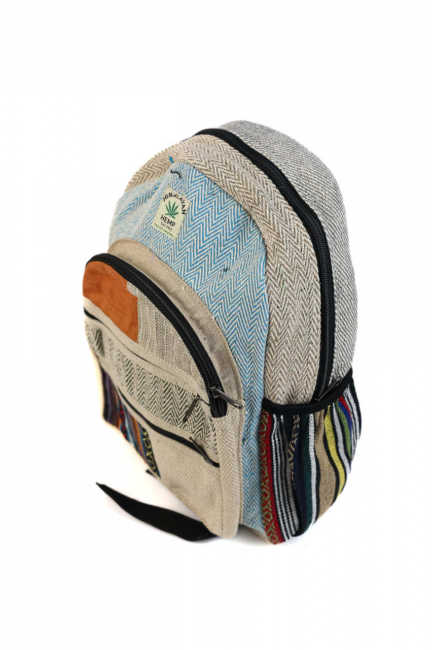 Rucsac mic din canepa si bumbac - unicat - Model 147 [2]