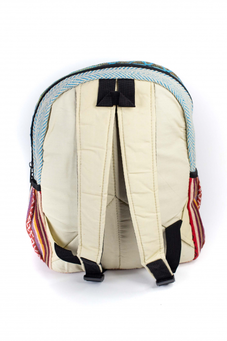 Rucsac mic din canepa si bumbac - unicat - Model 162 [3]