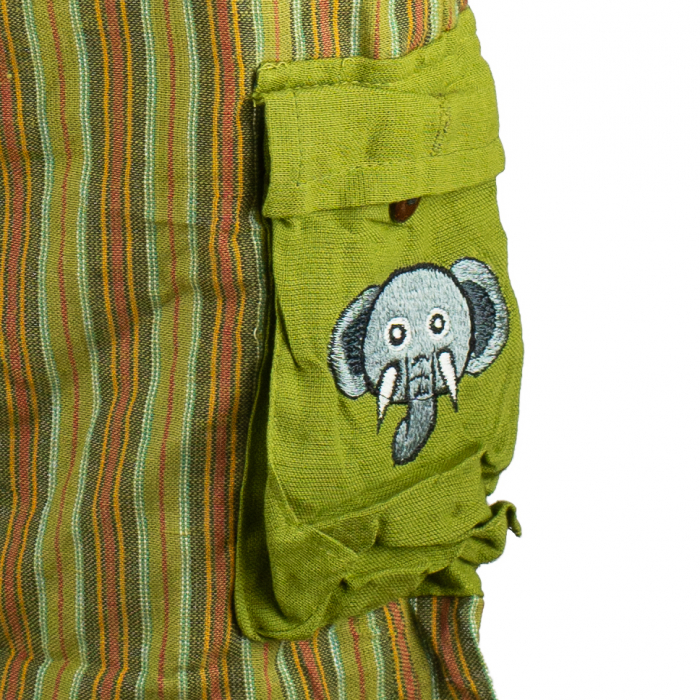 Salopeta colorata de copii cu buzunare- Elefant M1 [3]